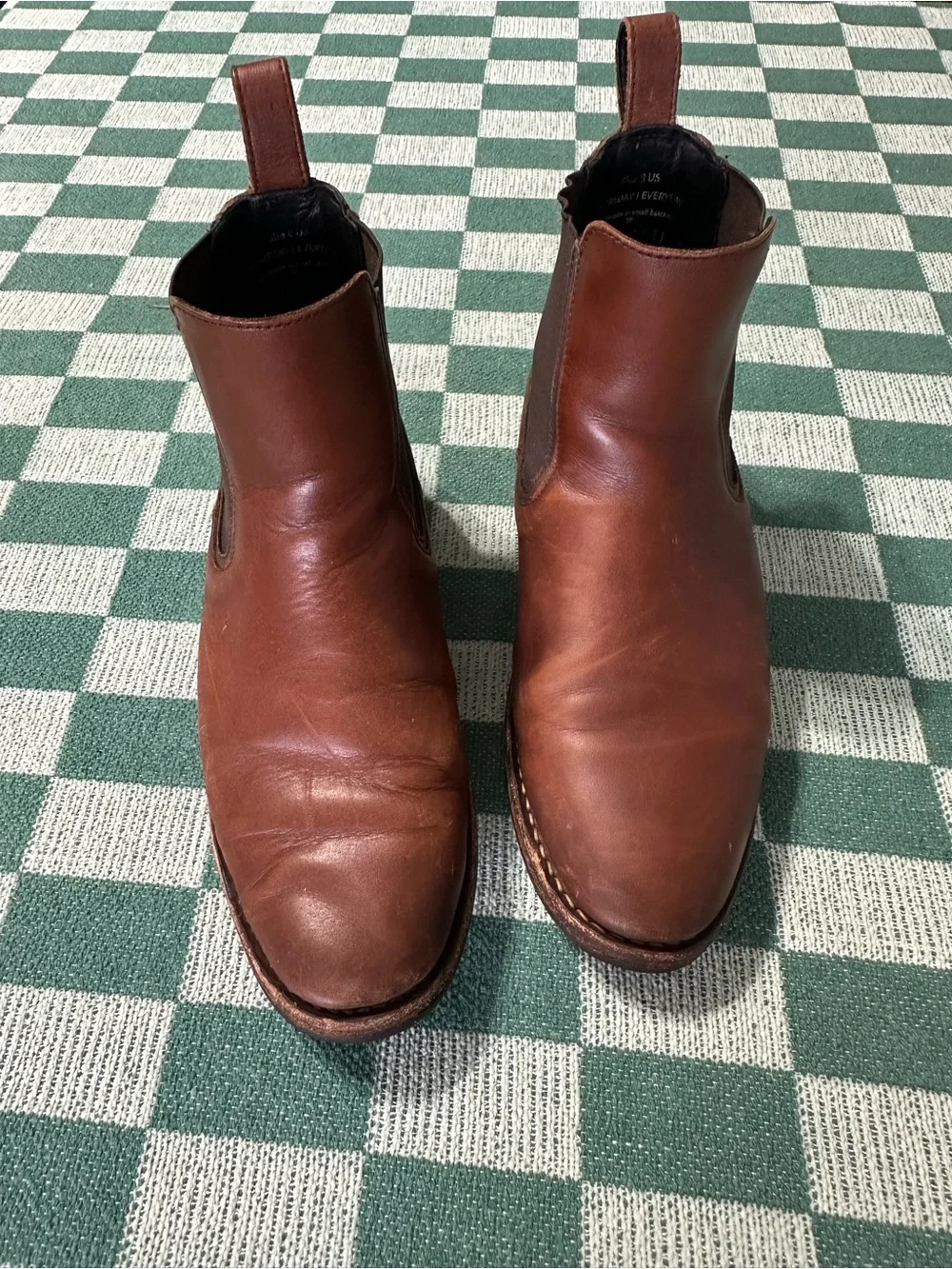 Thursday Boot Company Duke Chelsea Boot in Brandy Leather Men’s Size 8